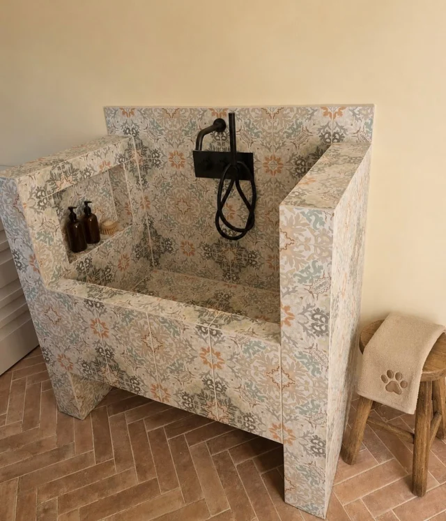 Because our four-legged friends deserve a beautiful place to wash, too! 🐾

We don’t just design for humans at Olympus…sometimes our clients come with paws.

We recently had the pleasure of creating this bespoke dog shower, combining practicality with a little bit of luxury. And it’s safe to say it got the paw of approval from our furry client. 🐶

Designed, supplied and installed by our in-house team.

Looking to treat your dog to a new place to wash - or perhaps yourself? Get in touch to discuss your project:

📞 01959 523 008
🌐 https://www.olympusbathrooms.co.uk/
 📧 info@olympusbathrooms.co.uk

#dogshower #interiordesign #showerdesign #luxurybathroom #bathroominspiration
